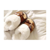 HaiKitty Hello Kitty Fuzzy Brown Inside and Outdoor Slippers